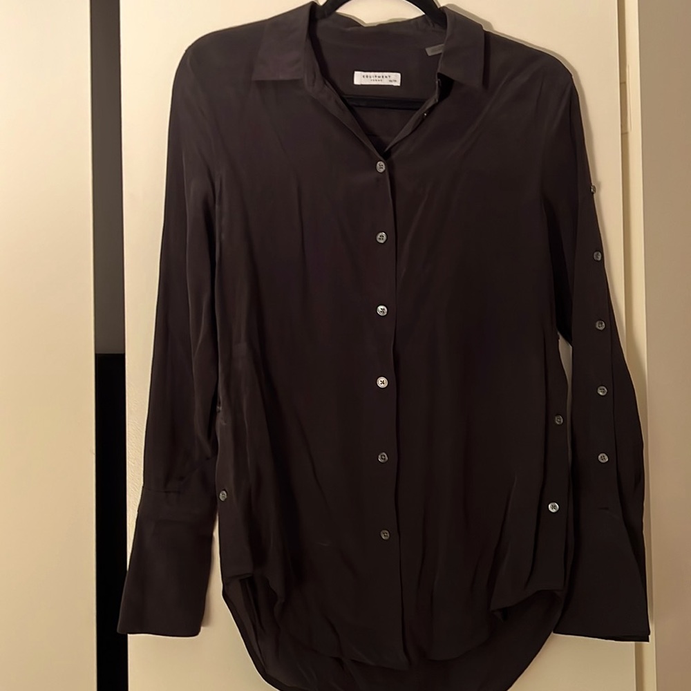 Equipment silk shirt